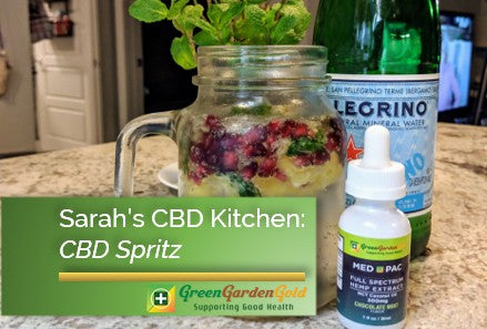Sarah’s CBD Kitchen: Pineapple Pomegranate Mint – CBD Spritz